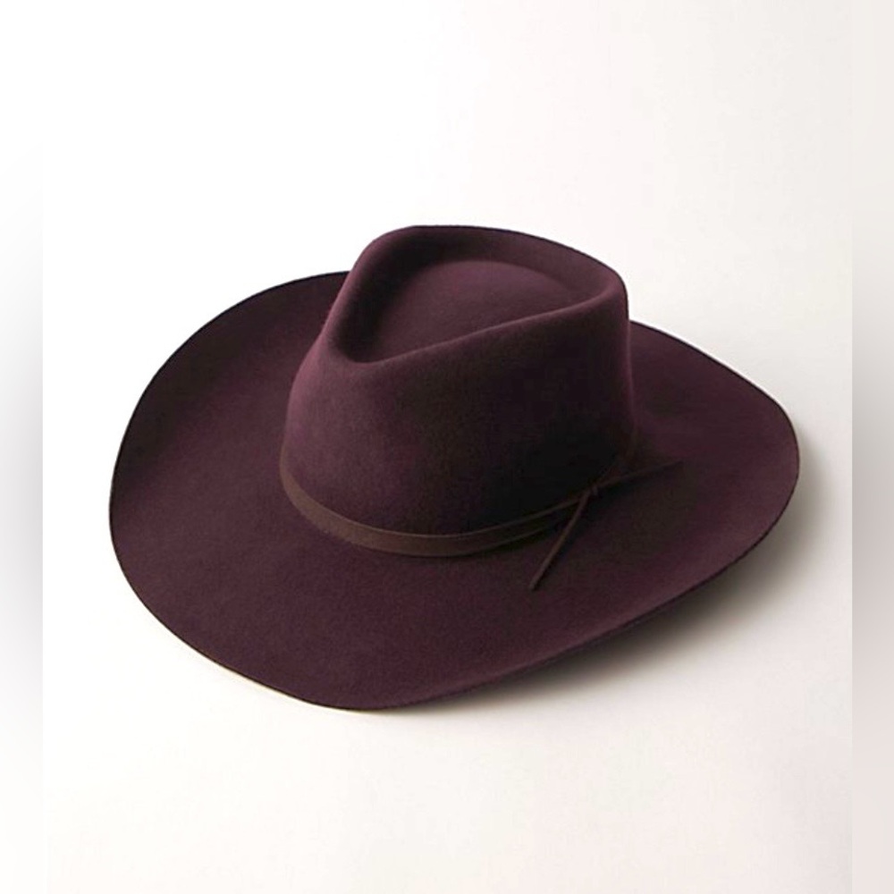 Free People x Wyeth Walk the Line hat in burgundy